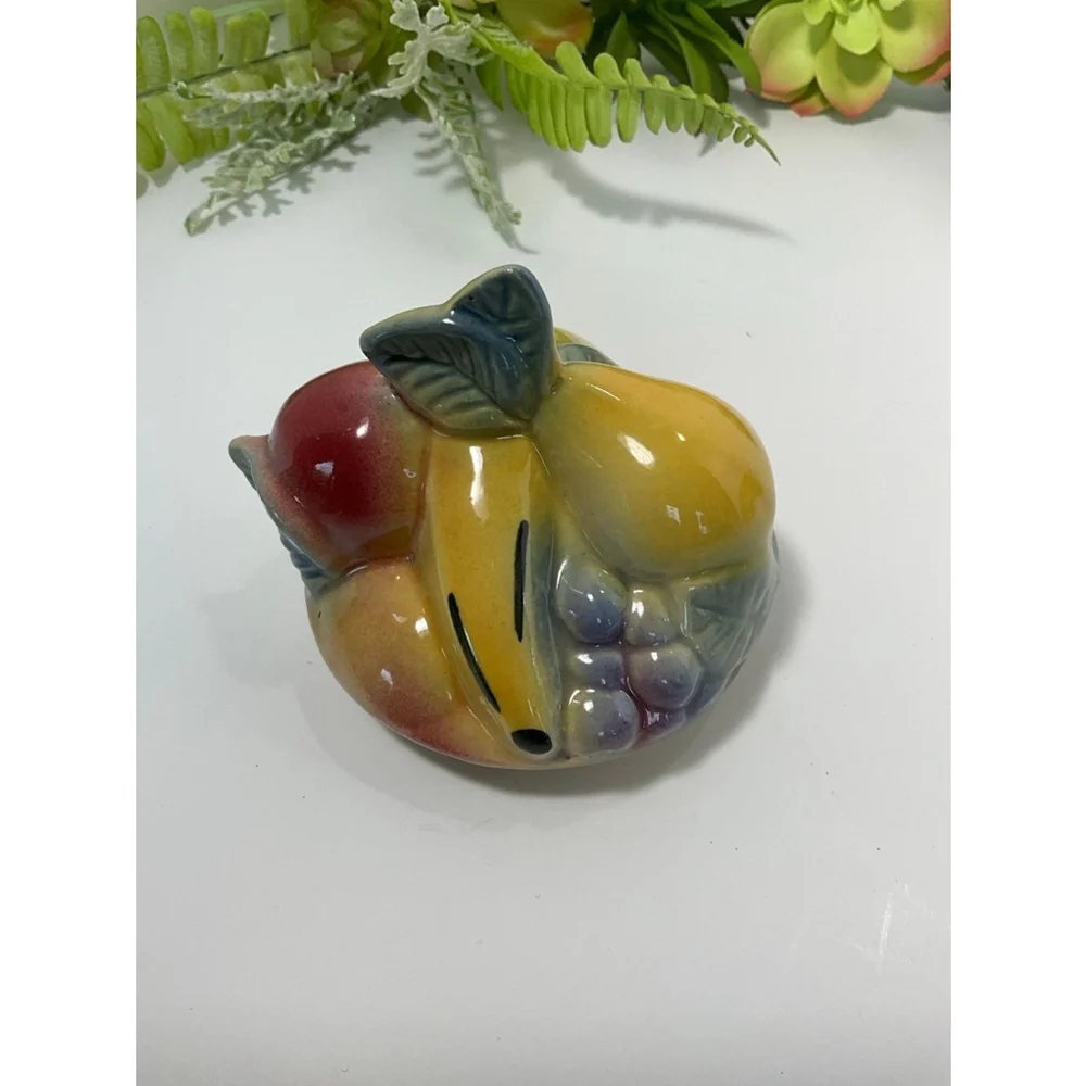 Vintage Shawnee Fruit Basket Sugar Bowl